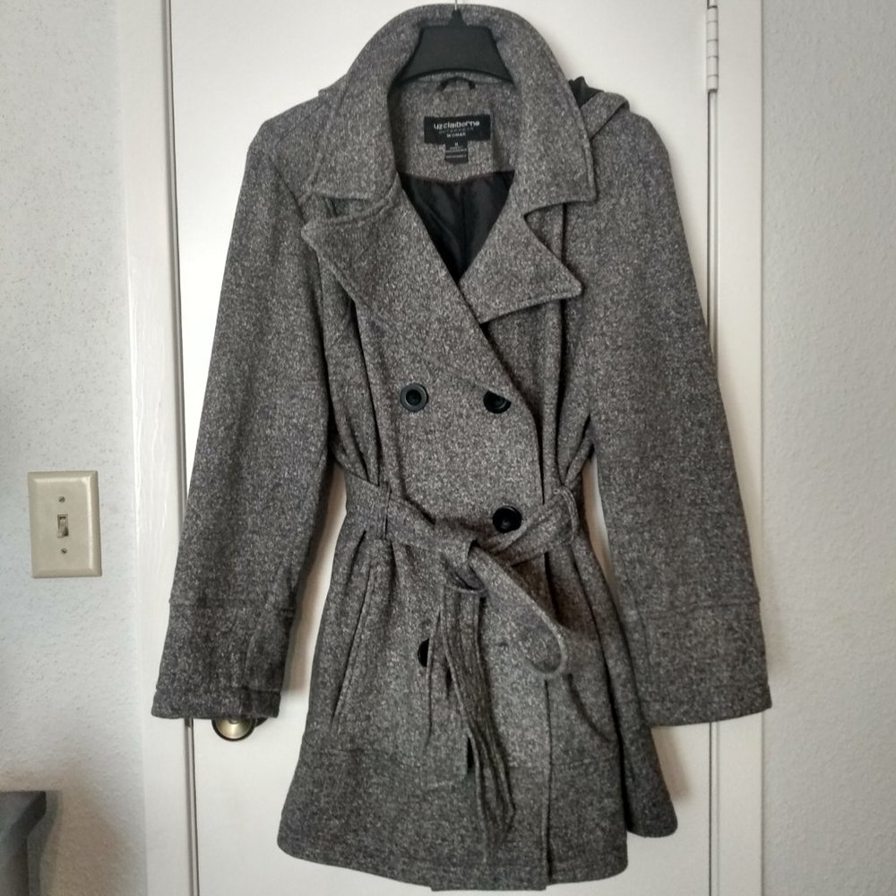 Liz Claiborne Lined Fleece Coat